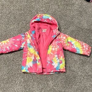 Colorful Tie-Dye Hooded Jacket